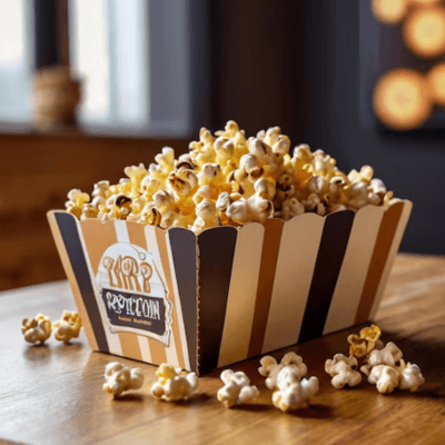 Custom Popcorn Tray