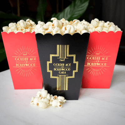 Movie popcorn boxes