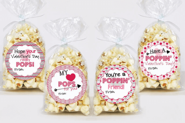 custom label for popcorn bags