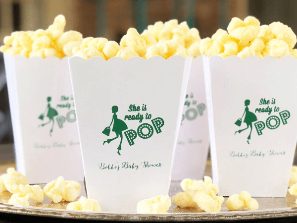 custom popcorn boxes baby shower