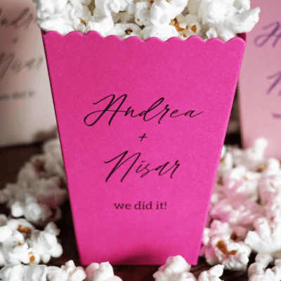 personalized popcorn boxes